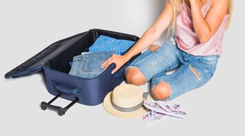 The Ryanair travel bag for £12.99 passed the airplane check: all the luggage for 2 weeks fit in