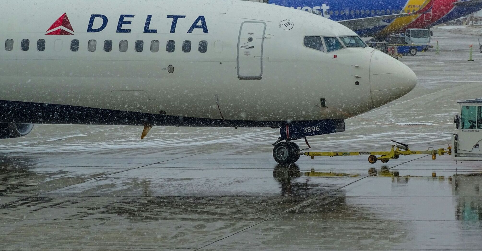 Delta flight interrupted due to larvae that fell on passengers from the luggage rack
