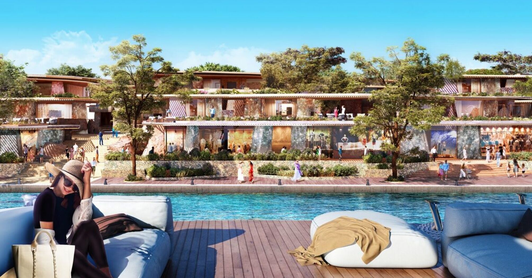 Marriott International apartments will appear on a luxury island resort in Saudi Arabia