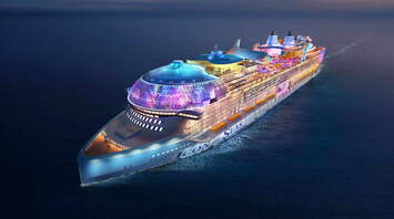 The world's largest cruise liner made its maiden voyage