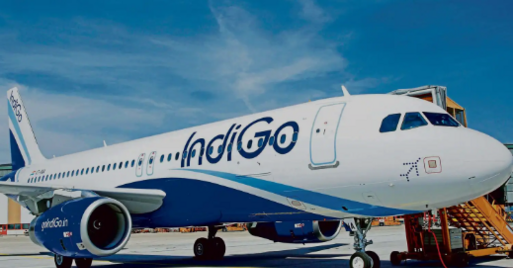 The IndiGo airplane