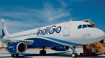 The IndiGo airplane