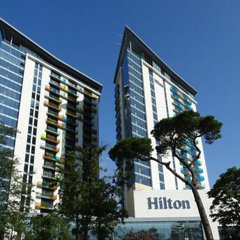 Hilton hotel in all its glory