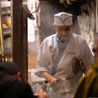 Cooking a delicious Asian dish