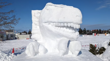 Snow festival in Sapporo, Japan