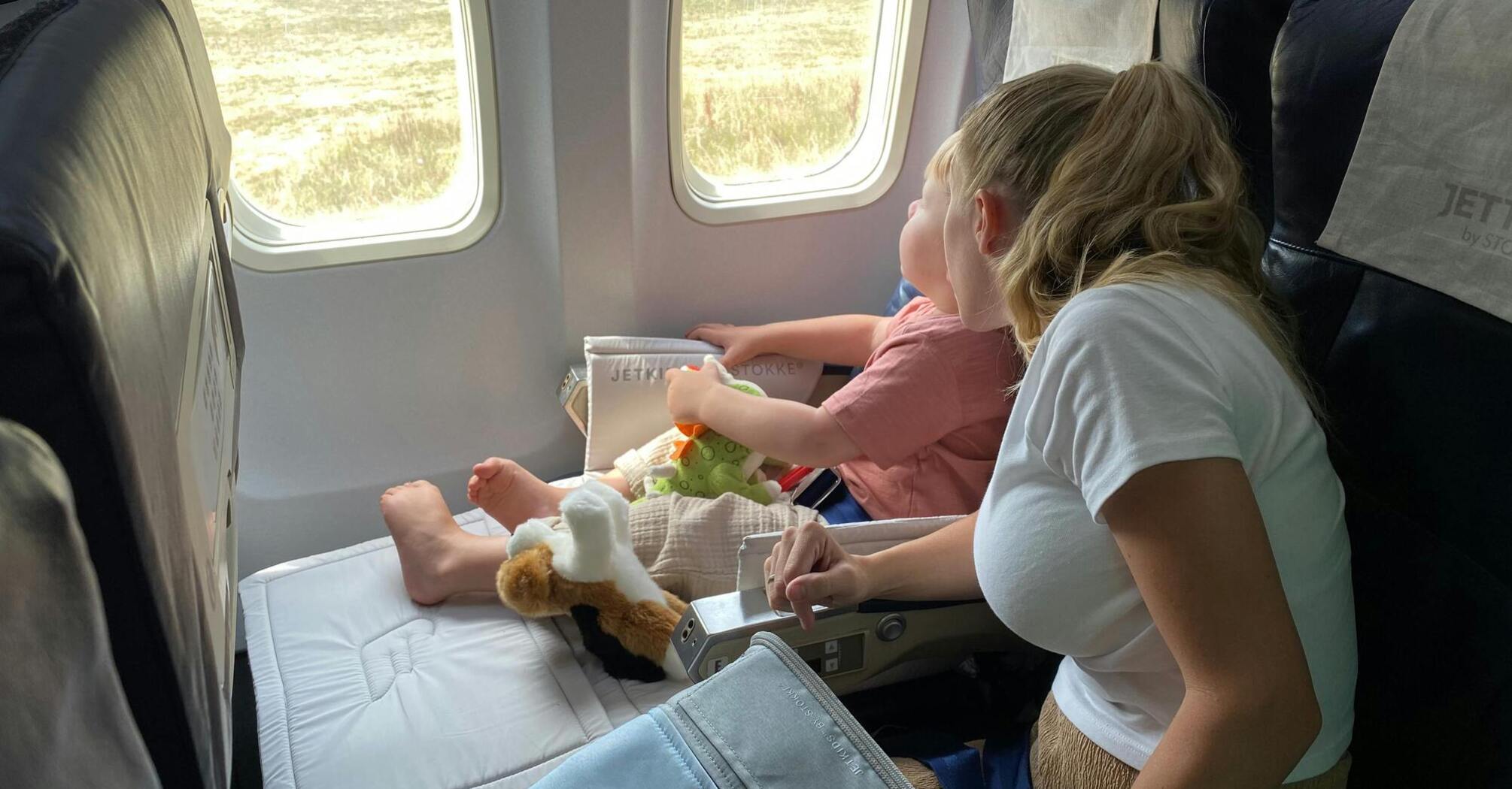The flight attendant shared a life hack on how to calm down a child on the plane