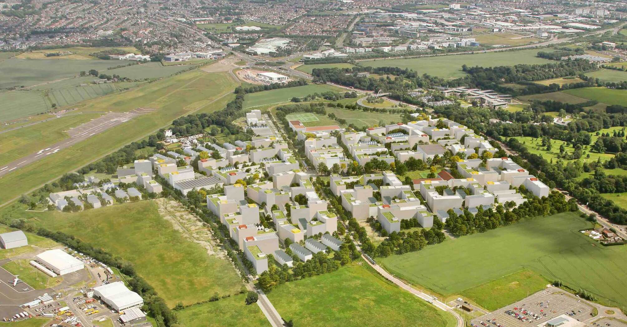 A modern residential complex for 7 thousand houses will be built on the outskirts of a famous British city