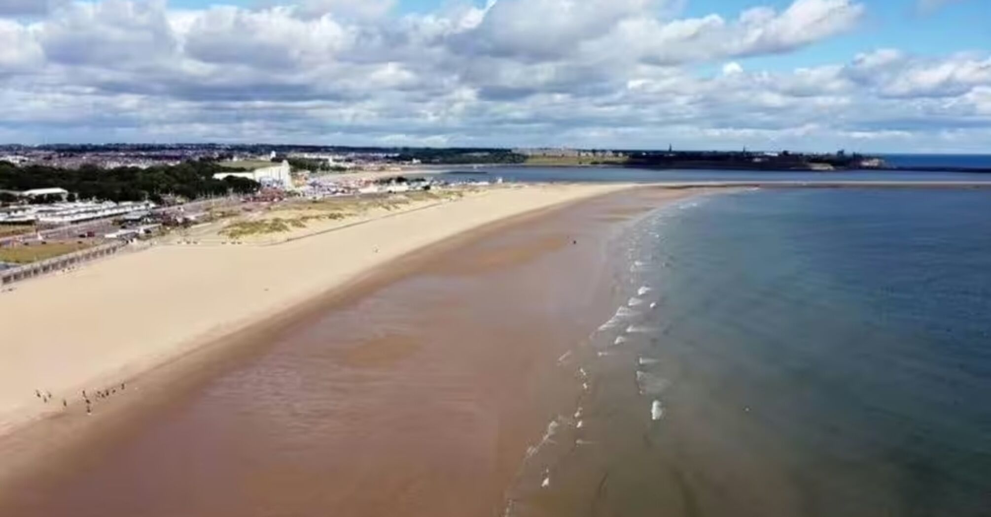 Many people come to the UK's 'second worst seaside town' for its amazing sandy beach