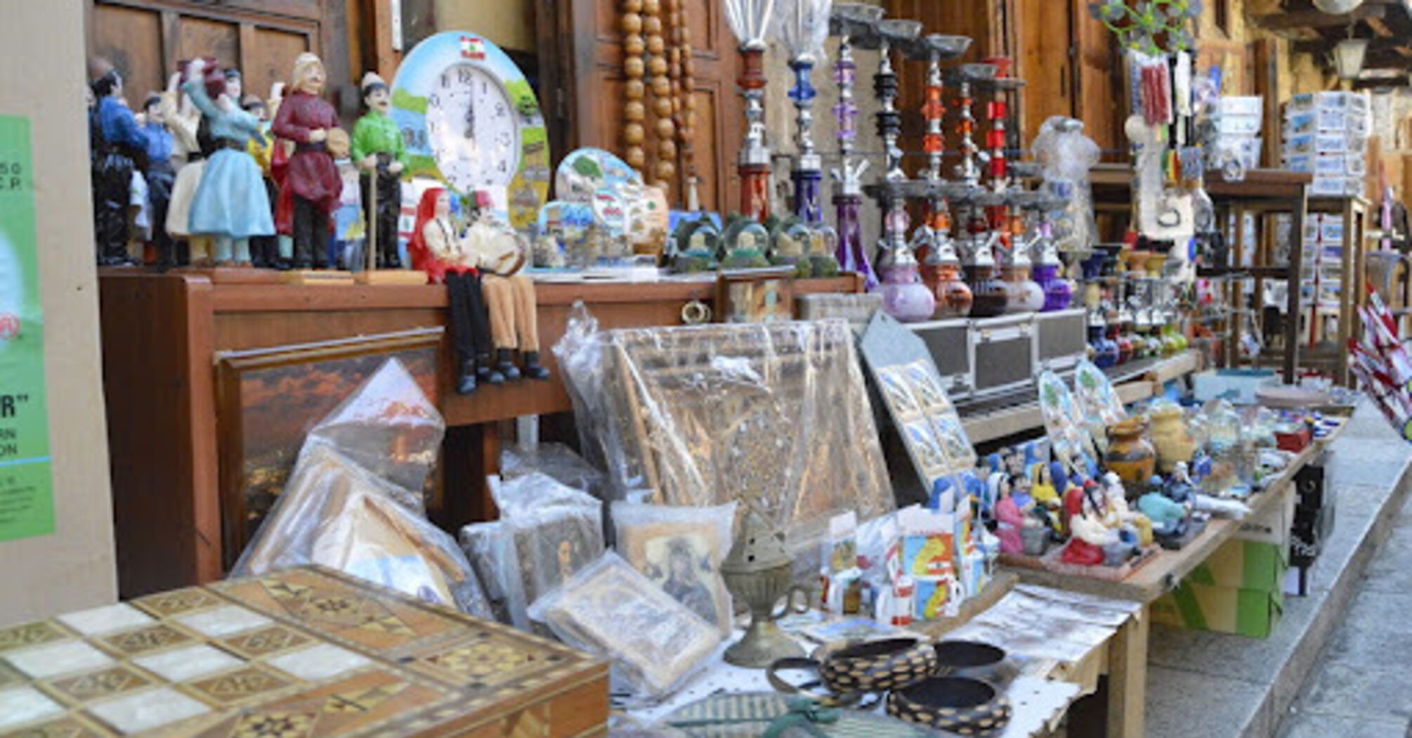 Souvenir market in Lebanon