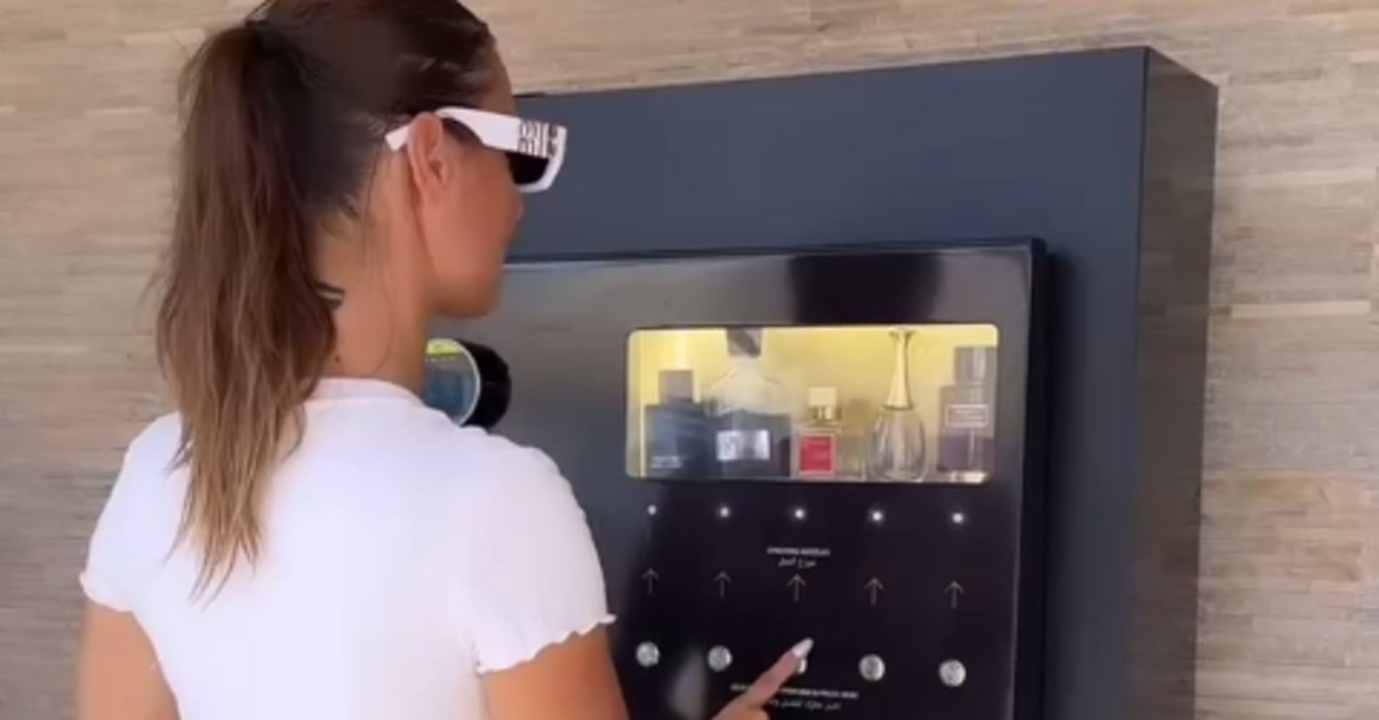 Luxury perfume vending machines appeared in Dubai