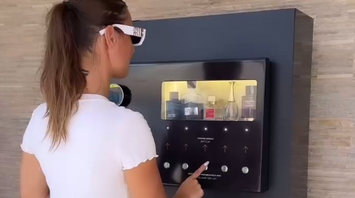 Luxury perfume vending machines appeared in Dubai
