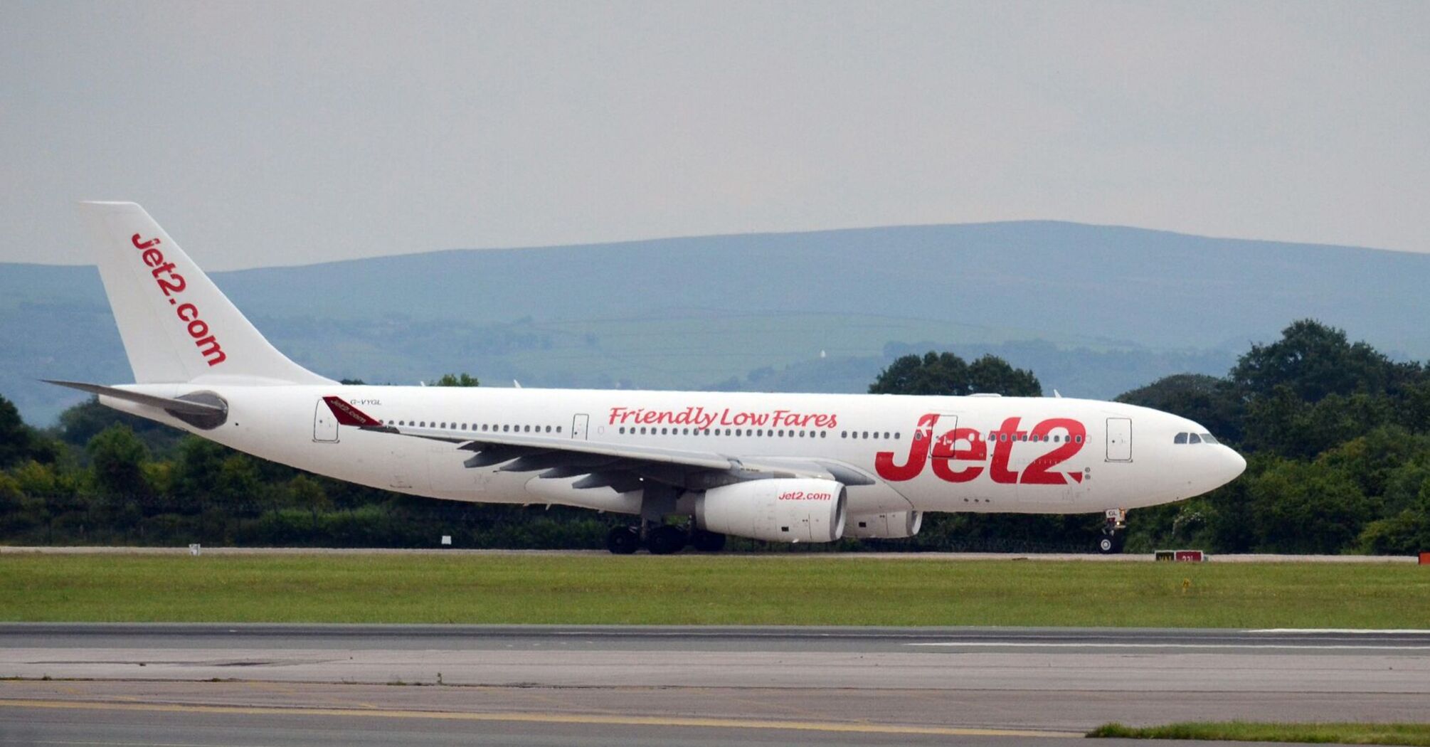 The Jet2 plane made an emergency landing due to reports of smoke