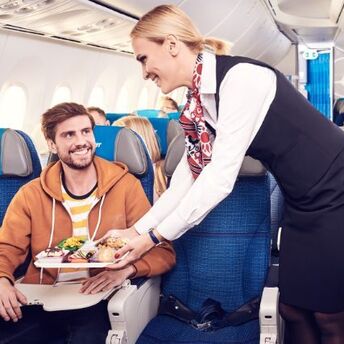 Lobster on a plane: is it possible to get delicious food on board
