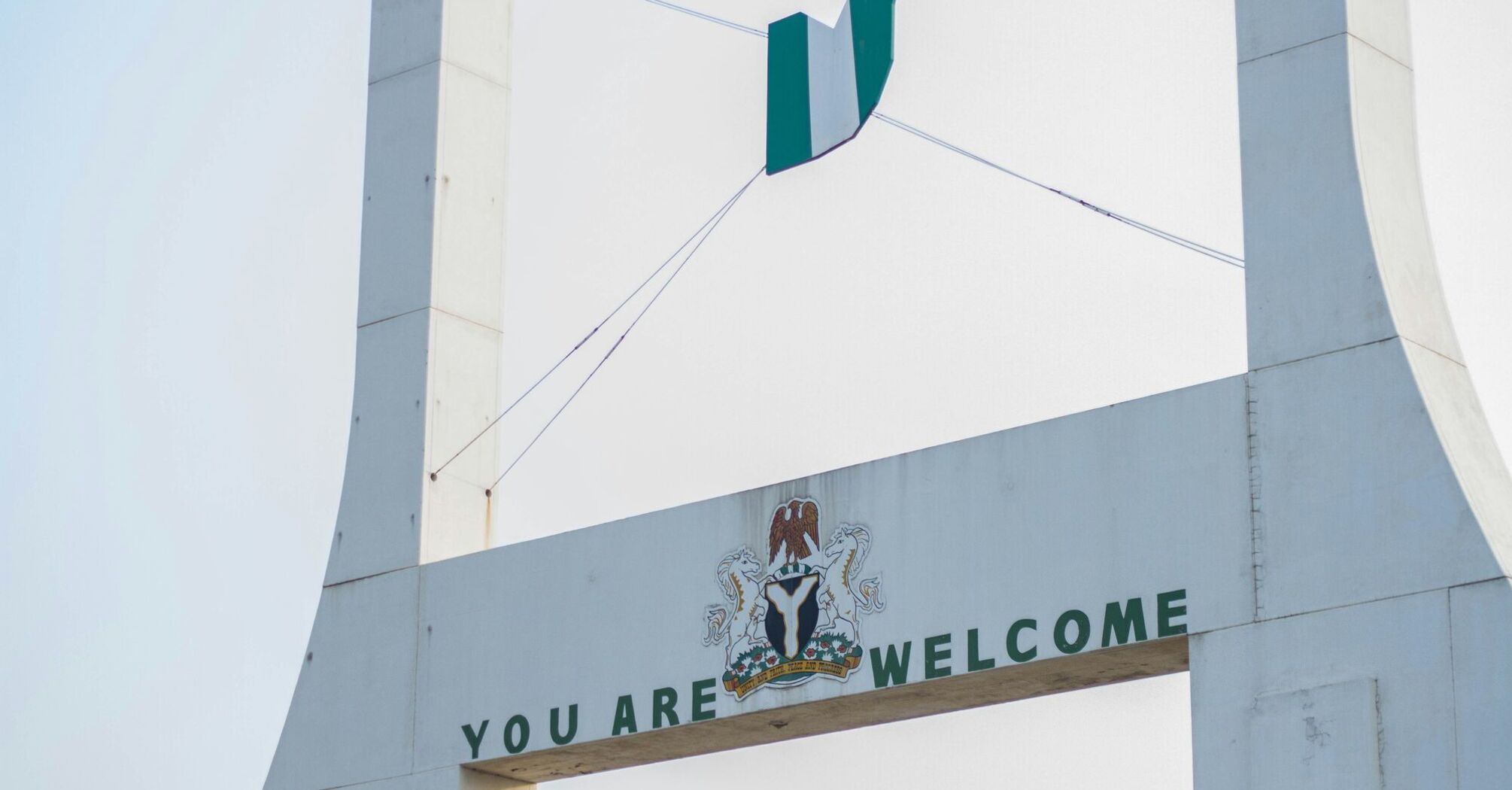 Welcome to Nigeria sign