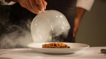 Exquisite vegetarian dish