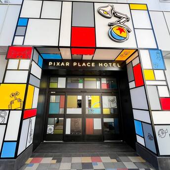 In the USA, a hotel themed around Pixar animation characters has been unveiled