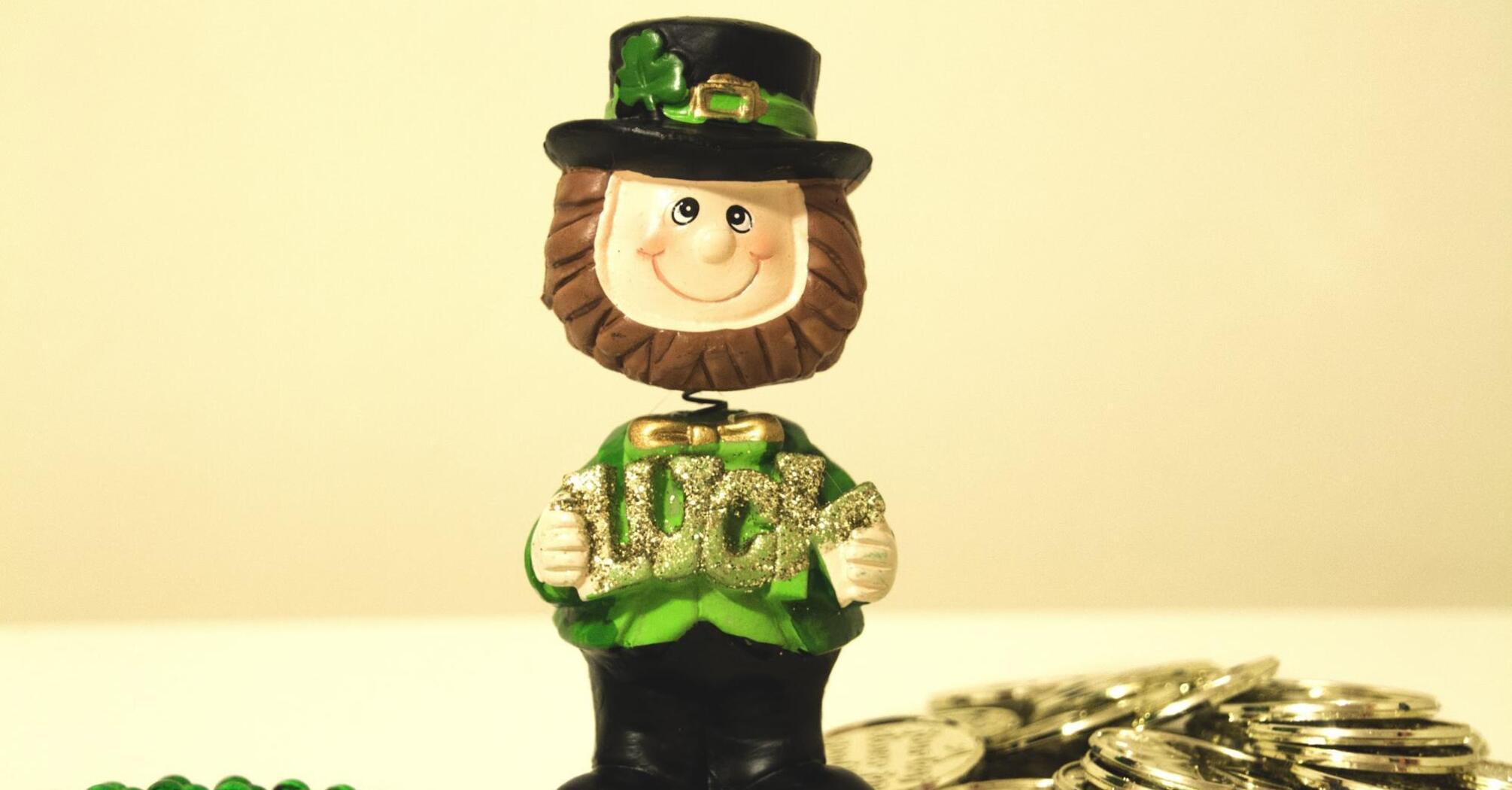 Cute statue-symbol of St. Patrick's day
