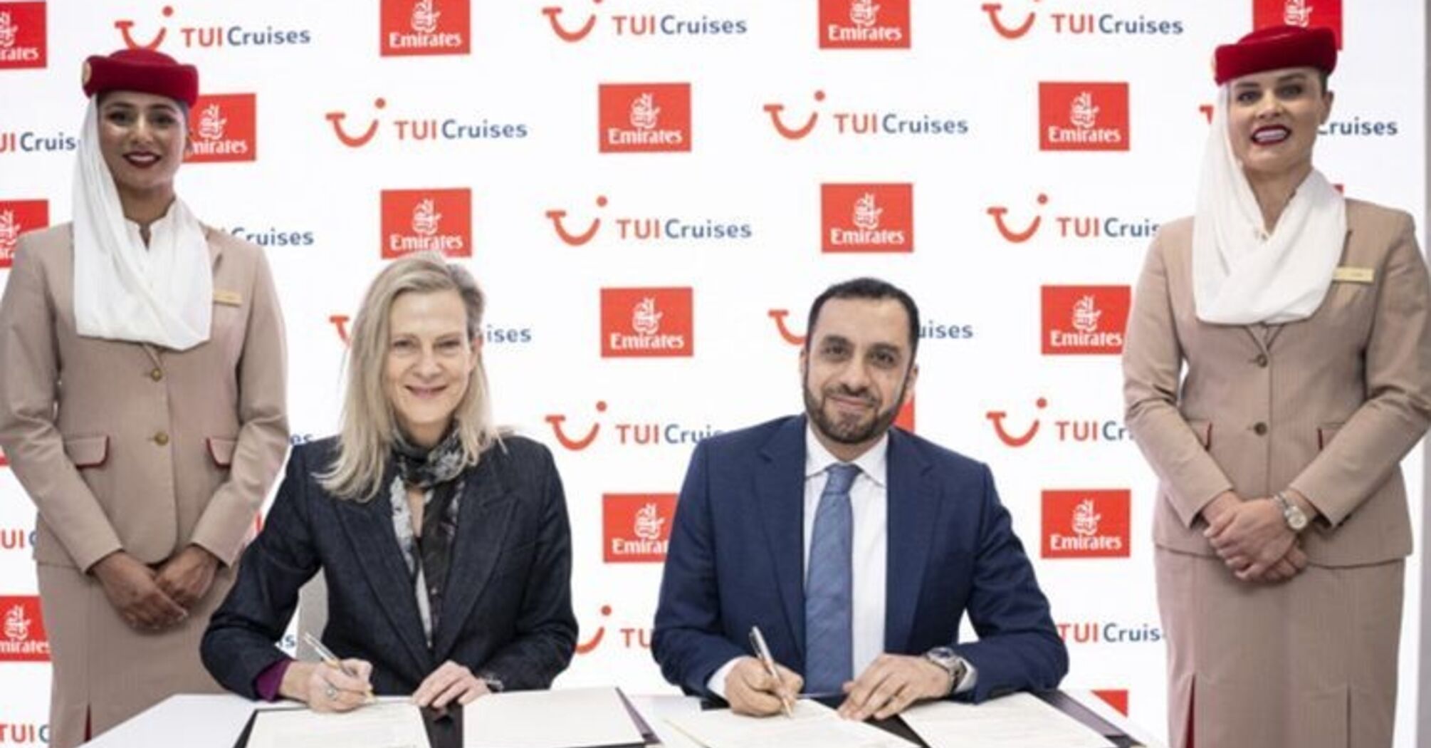 Emirates and TUI Cruises are expanding their partnership for the next two seasons