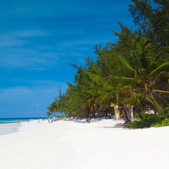 White-sand beaches at the best all-inclusive hotels in Barbados