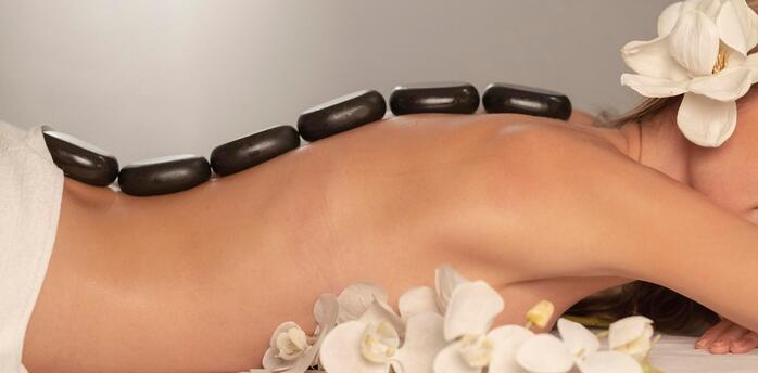 Woman in spa procedures