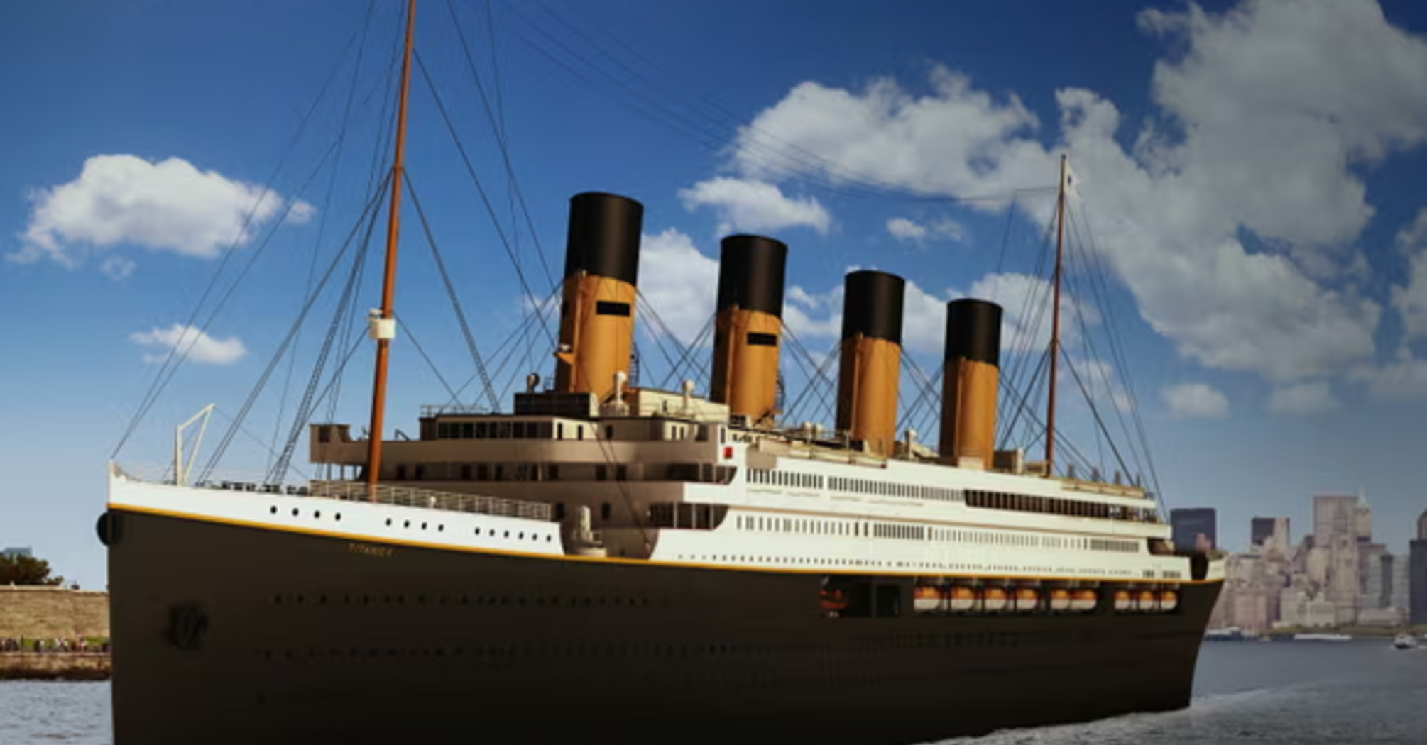3D visualization of the Titanic II planned by Clive Palmer