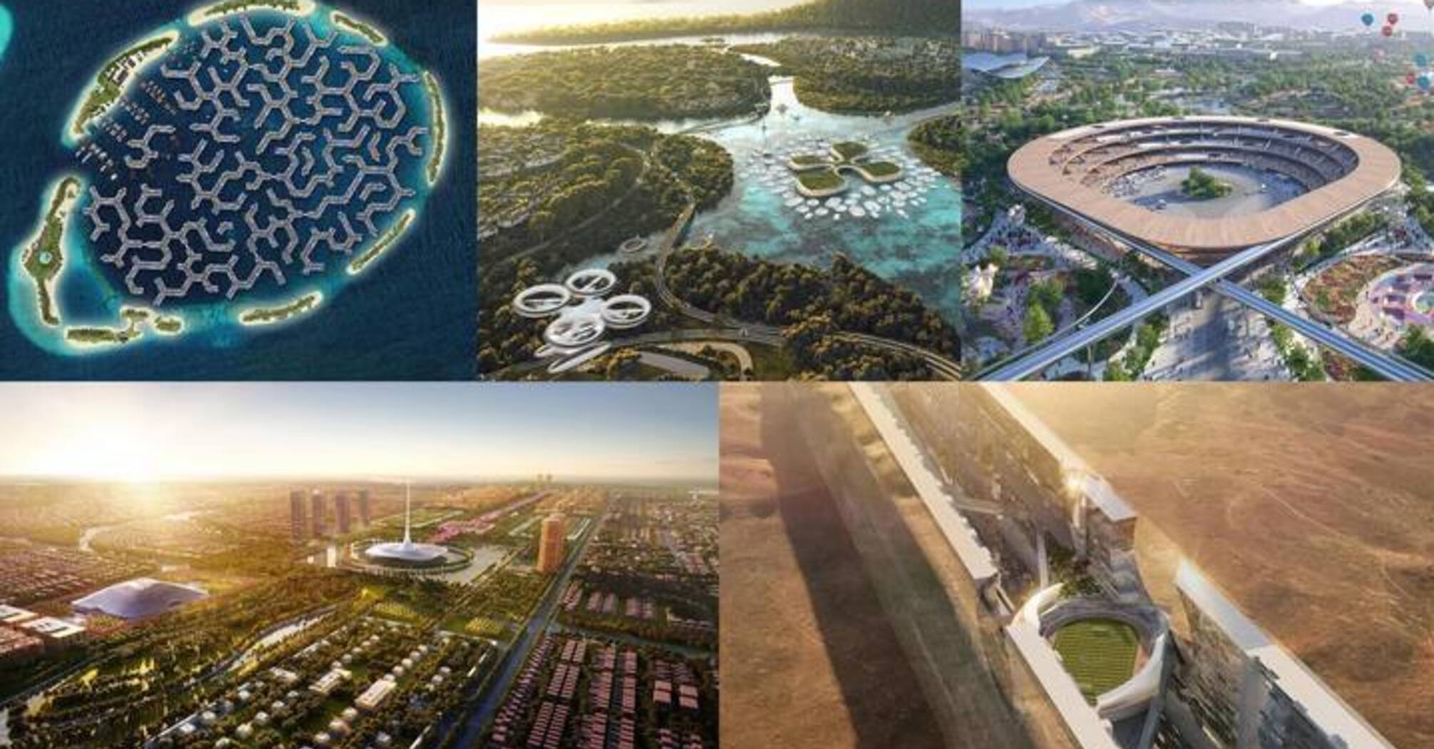 From flying cars to floating cities: what futuristic places are being built