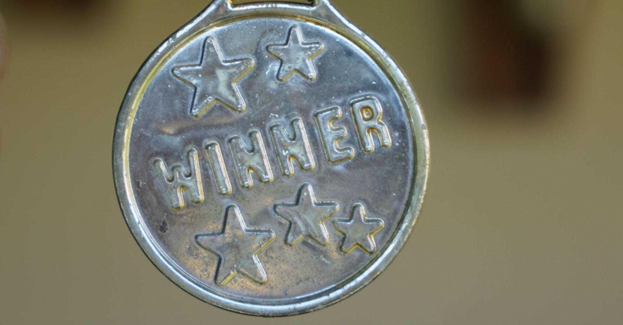 Medal with the inscription “Winner”