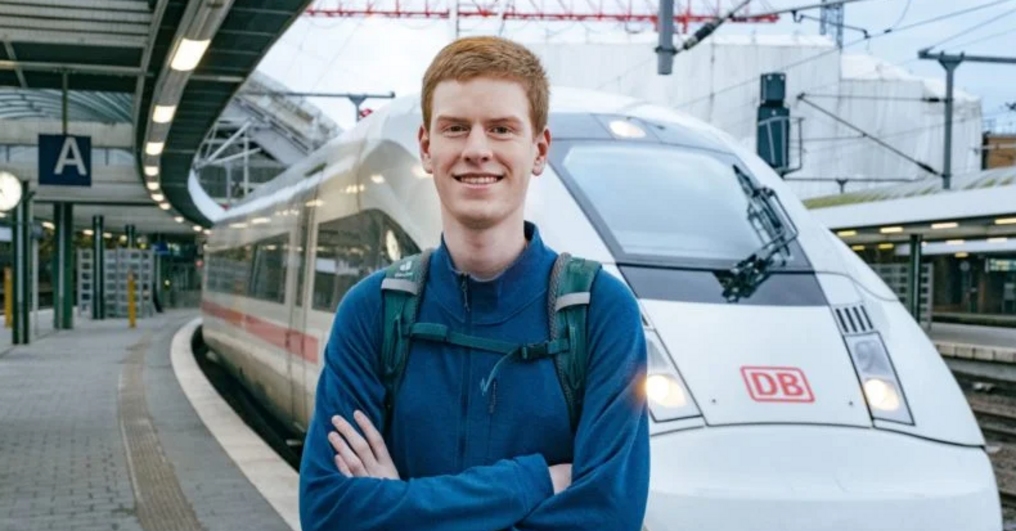 In Germany, a 17-year-old boy lives on Deutsche Bahn trains
