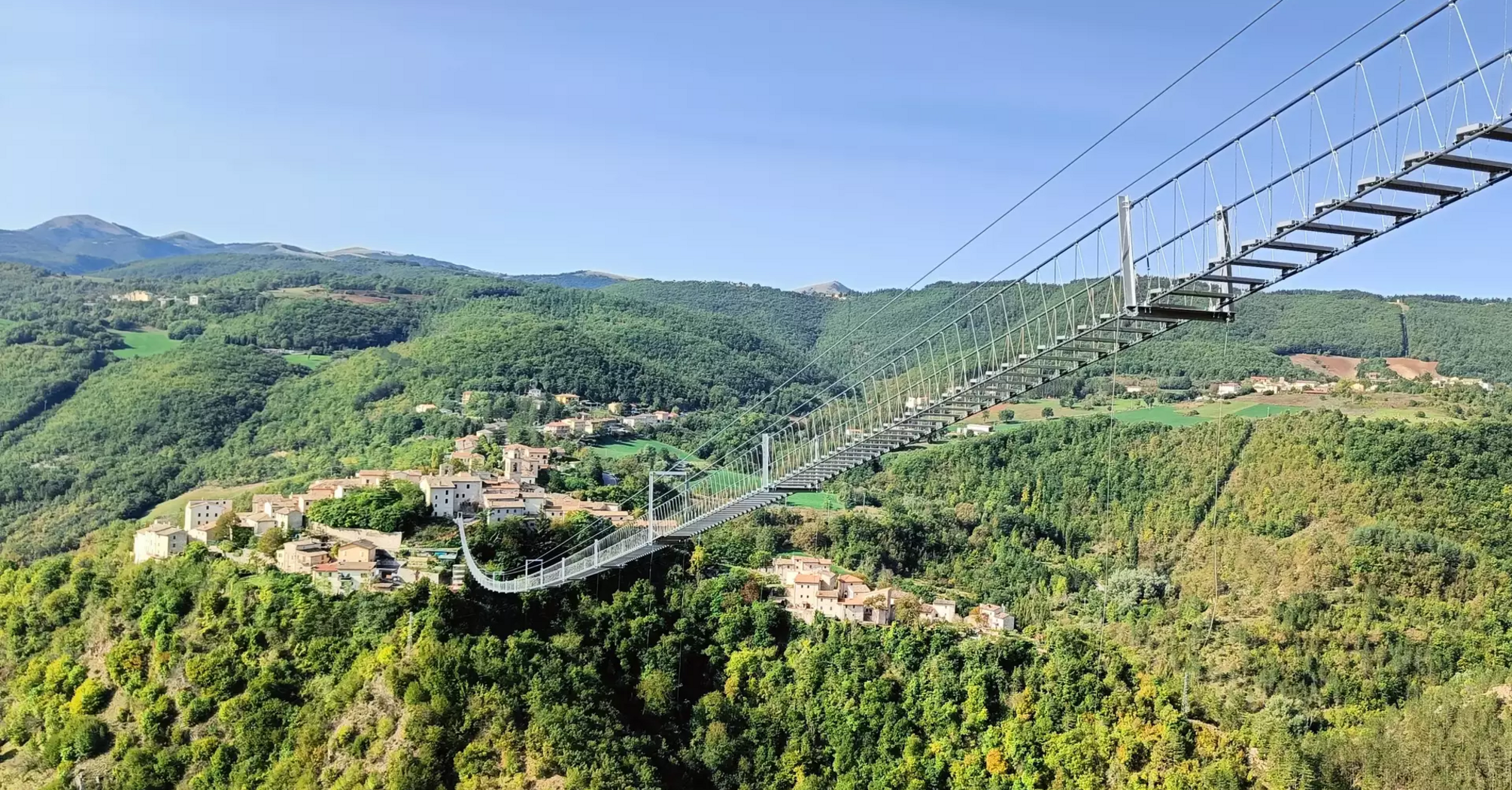 Europe's highest Tibetan bridge unveiled in a mountainous region of Italy