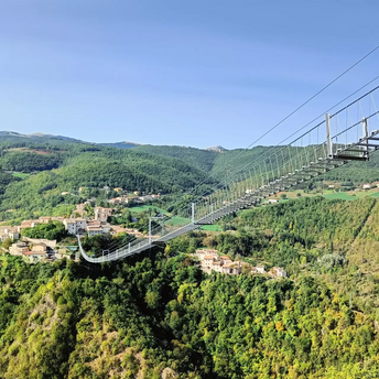 Europe's highest Tibetan bridge unveiled in a mountainous region of Italy