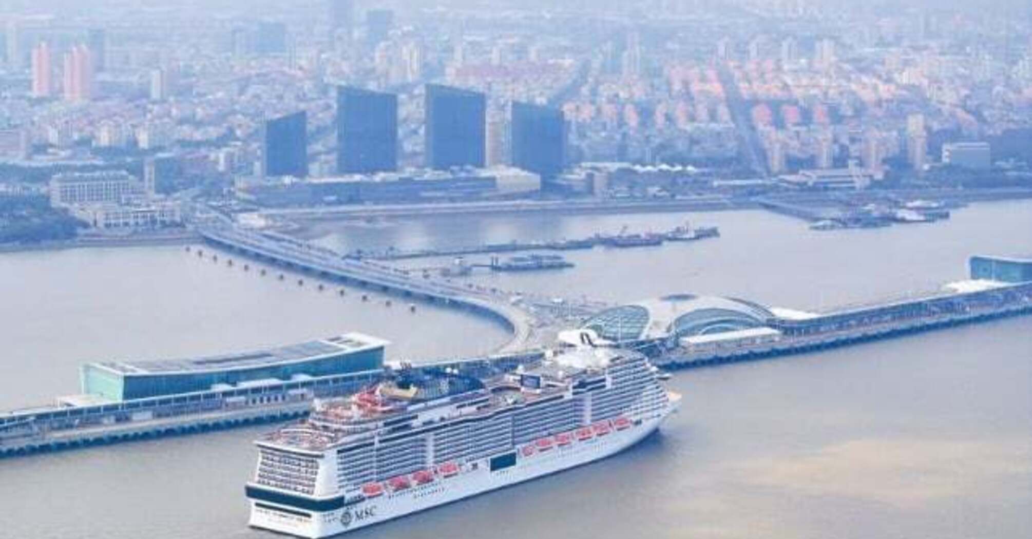 MSC Bellissima arrives in Shanghai to mark the return of international cruise ships
