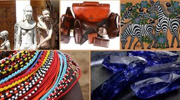 Precious tanzanite and leather goods from local artisans: purchase these souvenirs if you are traveling to Tanzania