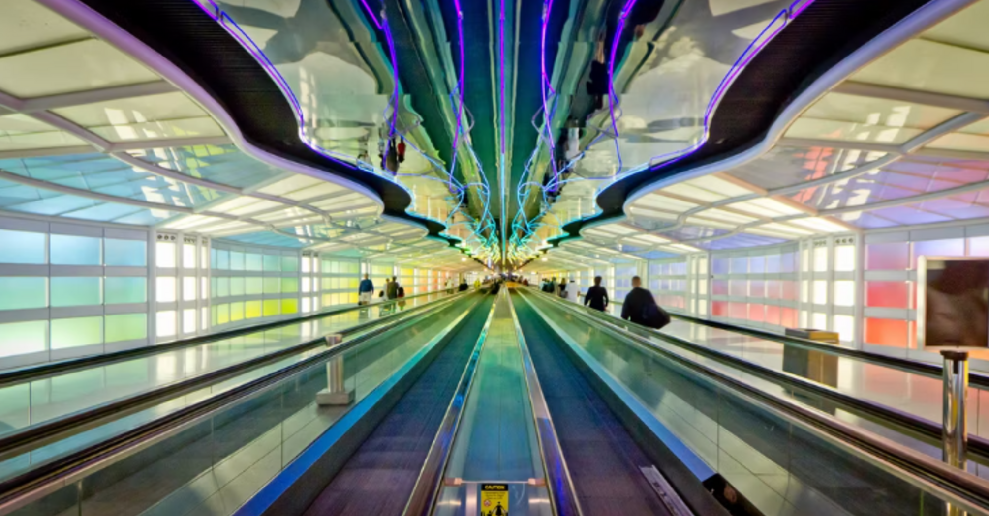 Why airports have moving walkways