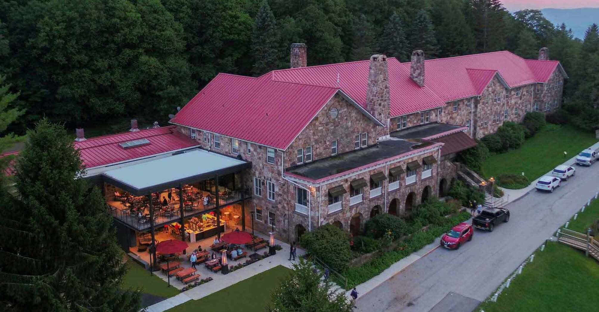 The iconic hotel in Virginia where Dirty Dancing was filmed. You'll be able to replicate Baby and Johnny's cheers