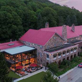 The iconic hotel in Virginia where Dirty Dancing was filmed. You'll be able to replicate Baby and Johnny's cheers