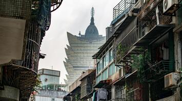 Unusual architecture of China