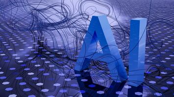 A computer generated image of the letters ai