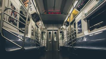 Subway without people