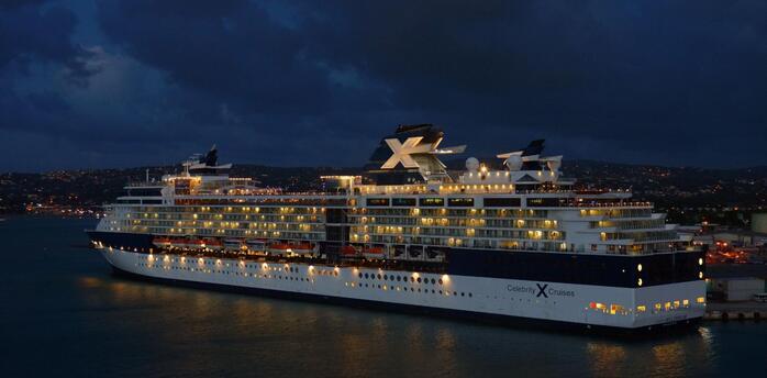Celebrity Cruises ship in all its glory