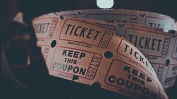 Bundle of tickets and coupons