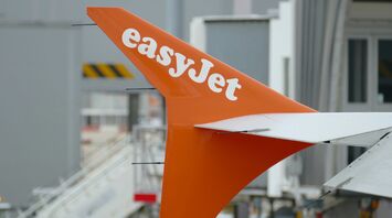 Orange easyJet signage