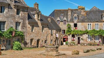 Street with old houses