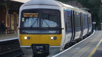 Chiltern Railways train on the station
