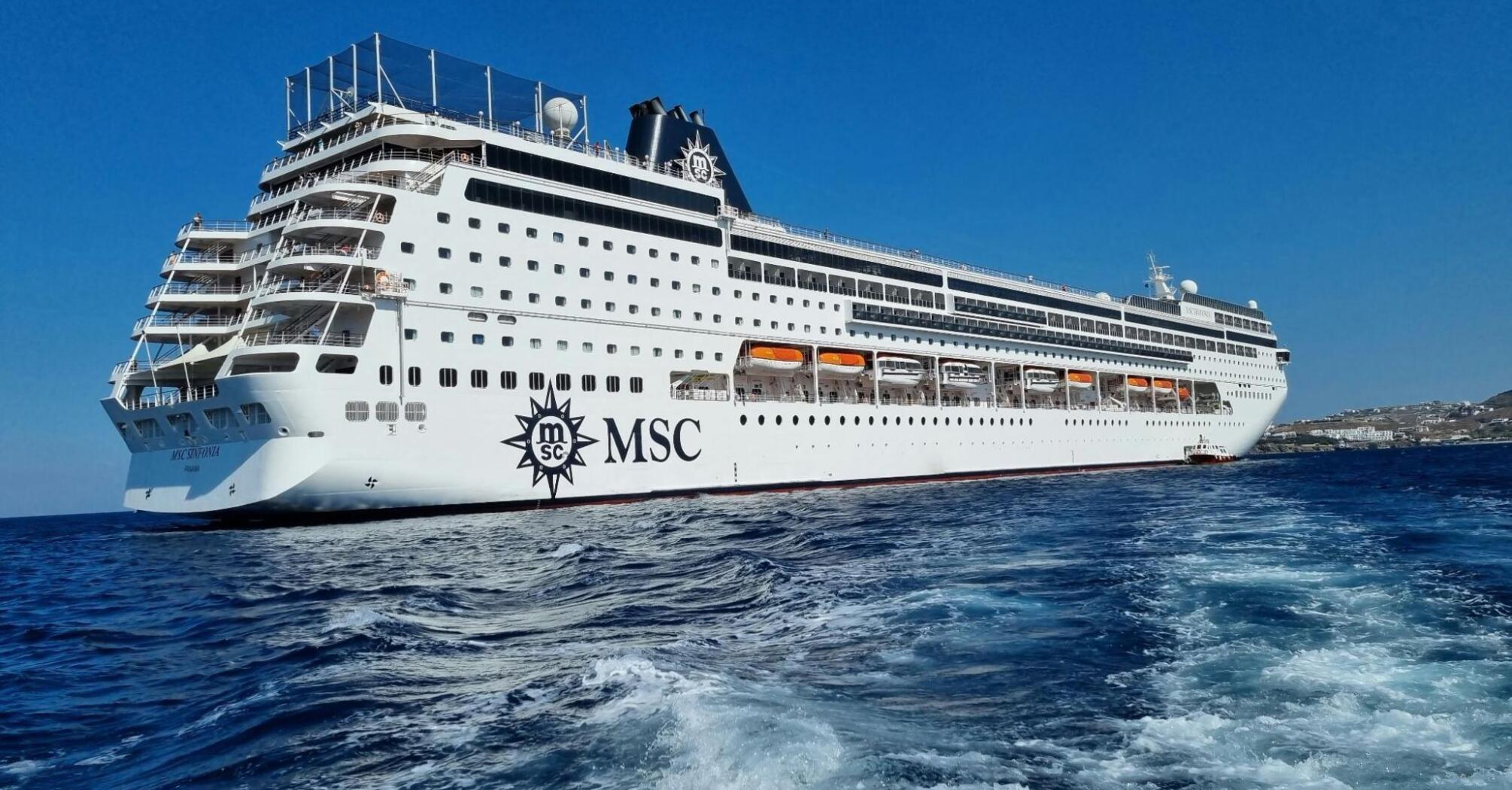 MSC cruise ship in all its glory