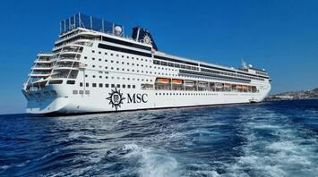 MSC cruise ship in all its glory