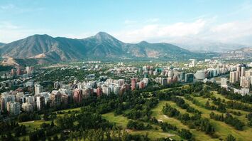 Santiago city buildings on green grass field during daytime