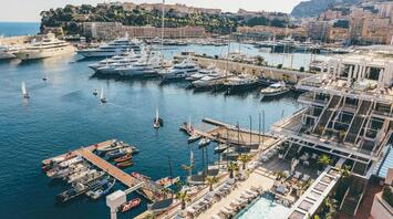 aerial view of the Mediterranean coast