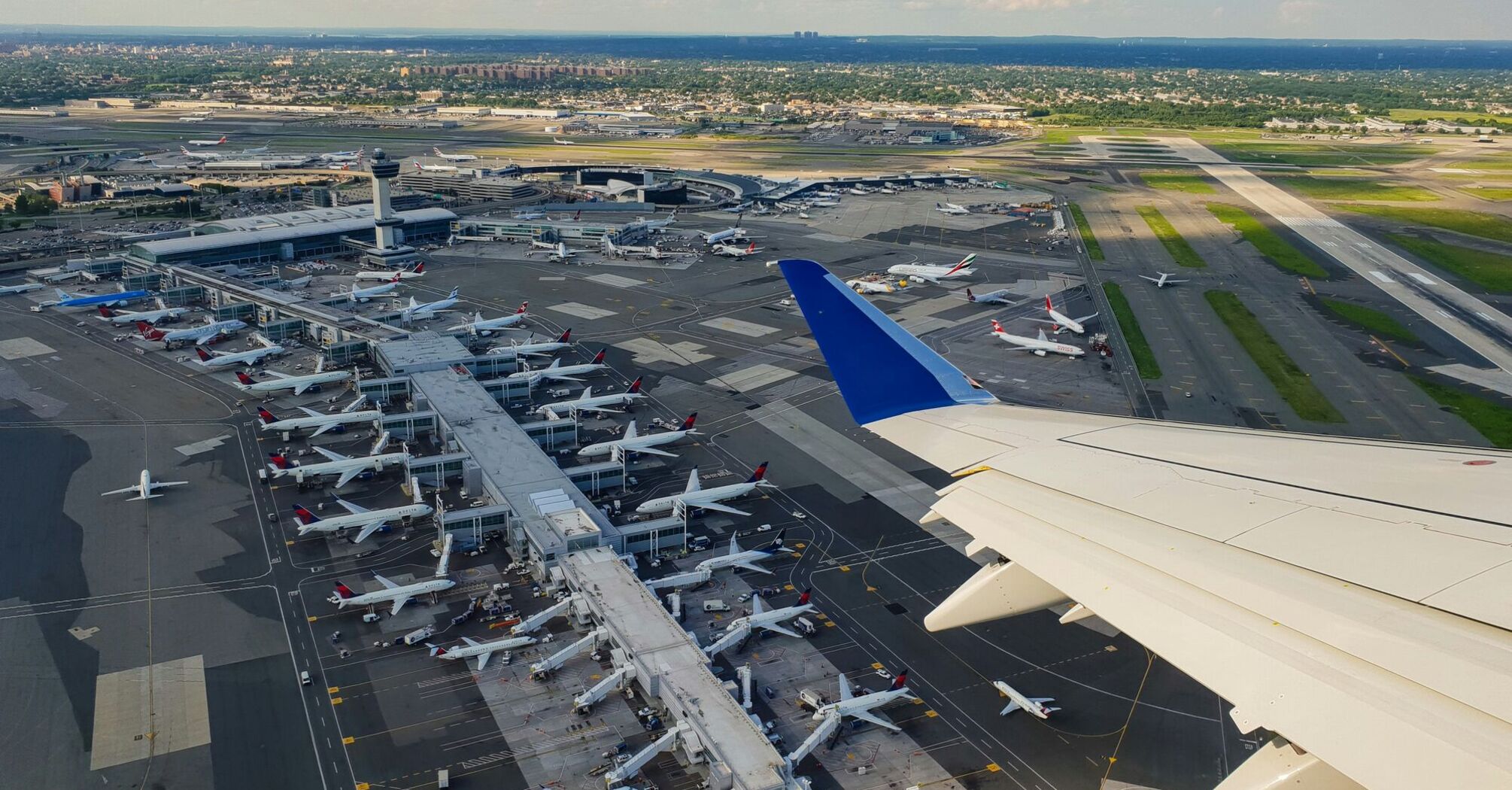 aerial view photography of JFK airport