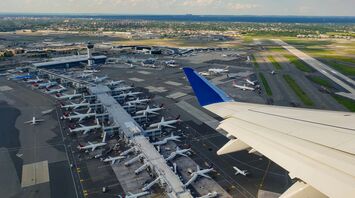 aerial view photography of JFK airport