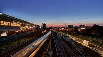 Railway station in Berlin